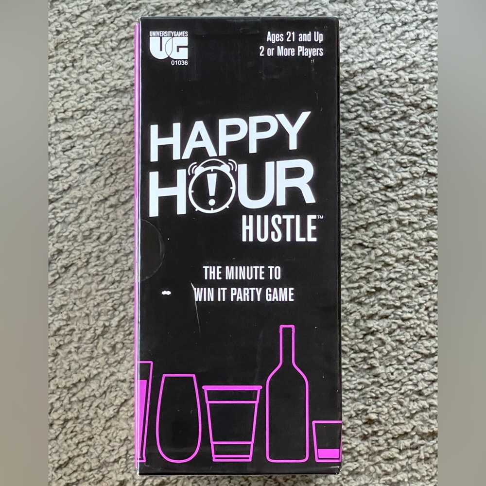 HAPPY HOUR HUSTLE ADULT GAME. 21 & Up. New & Sealed in the box.